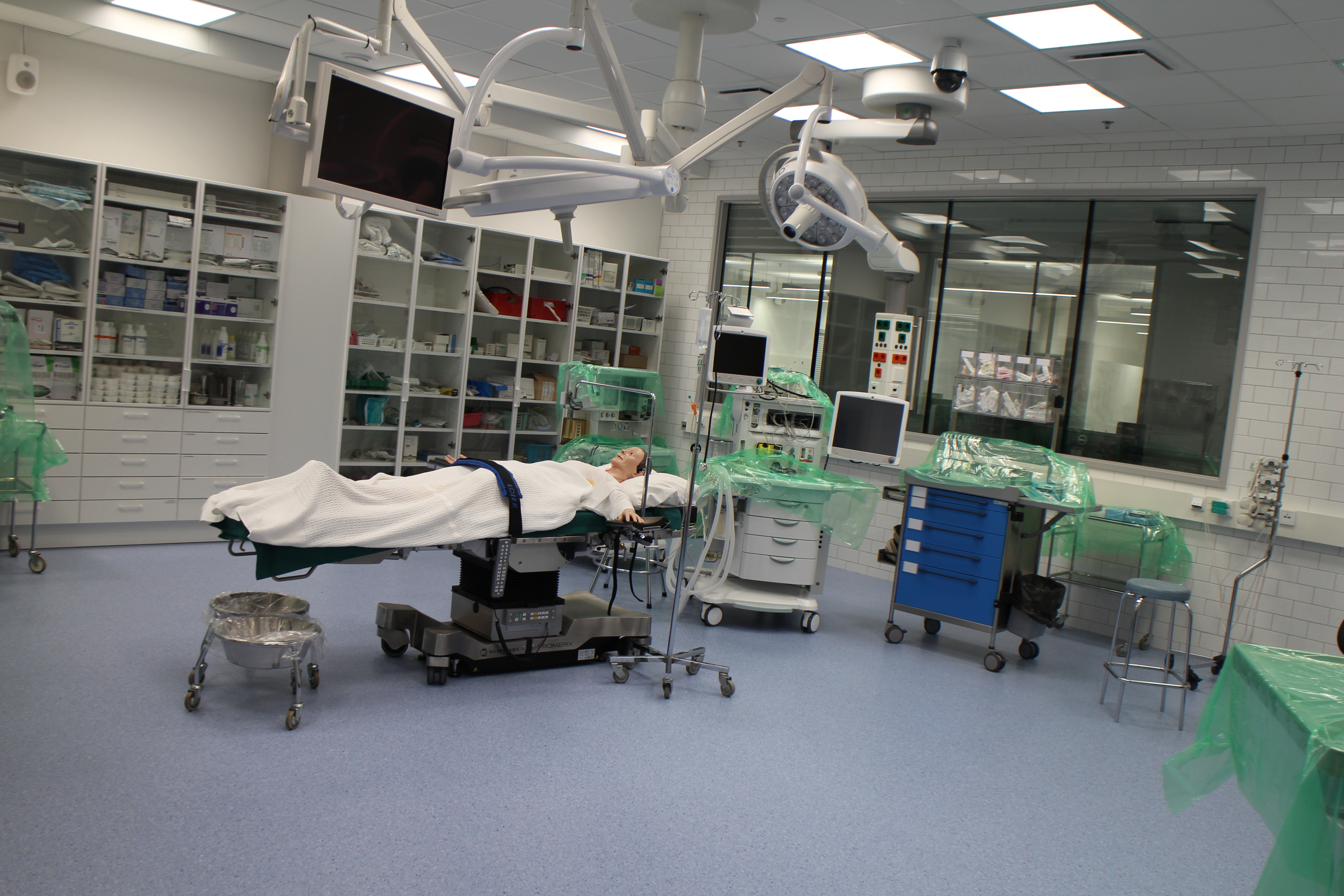 Kuva tilasta MPB5015 Leikkaus- ja anestesiahoitotyön simulaatiotila